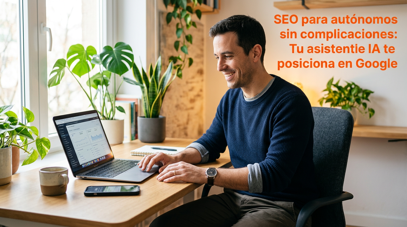 SEO para autónomos no expertos: Tu asistente IA te posiciona en Google sin esfuerzo