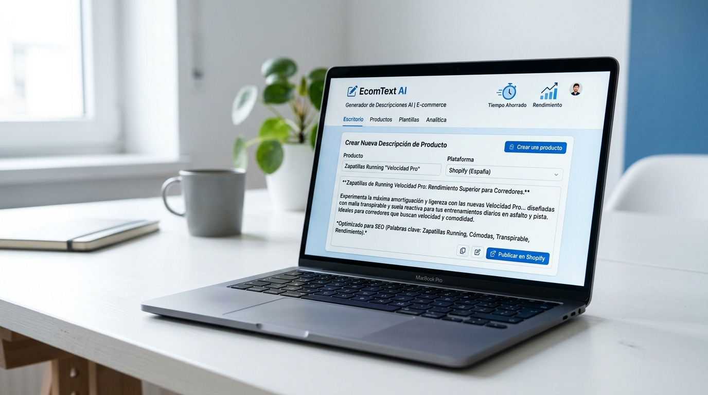 La Mejor Herramienta IA Descripciones Productos Económica para tu E-commerce en Español