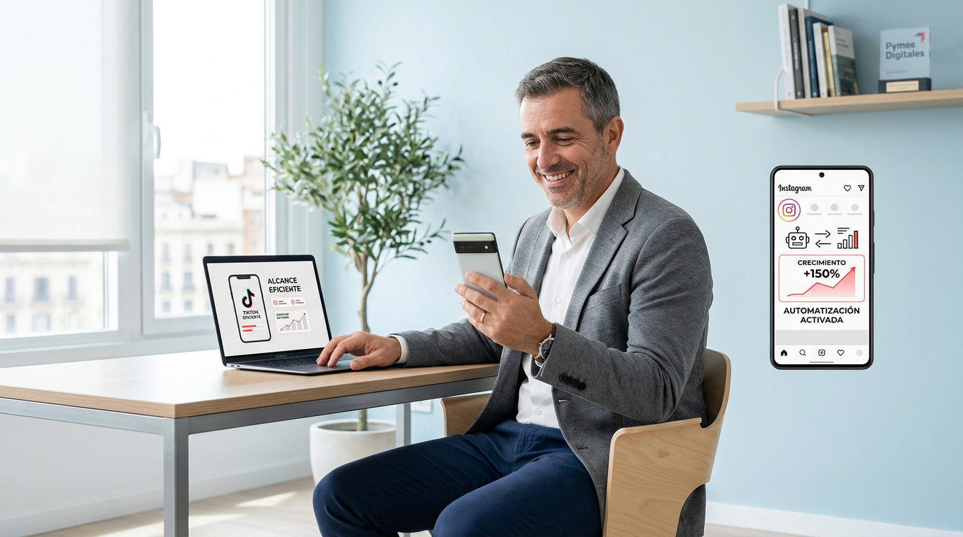 Automatizar Redes Sociales (Instagram y TikTok) para PYMES en 2026: Atrae Clientes sin Perder Horas y Multiplica tu Alcance