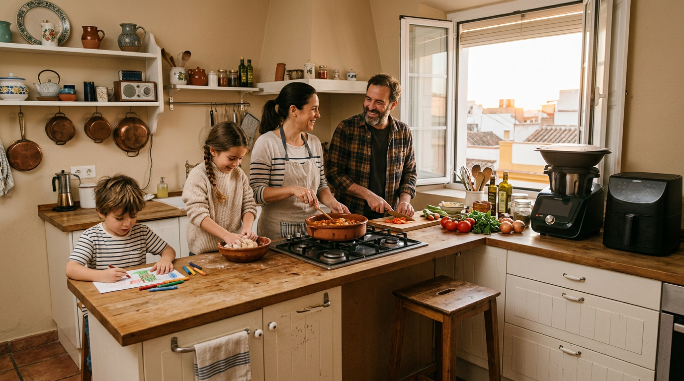 Robots de cocina y freidoras de aire: ¿Qué necesita una familia de cuatro?