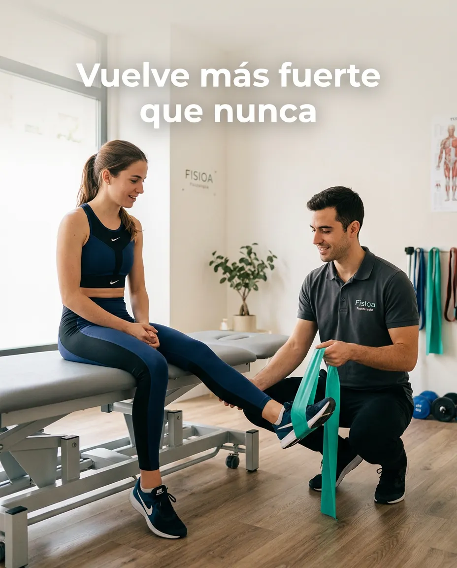 Fisioterapia deportiva — post para Instagram